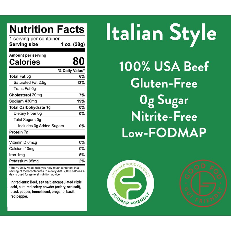 Good Fod Foods Meat Stick Variety Pack – Low FODMAP