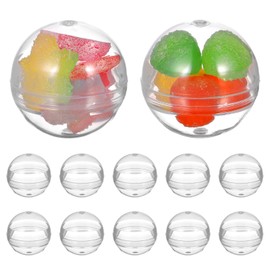 Gatuida 100pcs Claw Machine Balls: 28mm Empty Clear Claw Storage Fillable Balls Round Capsules Transparent Displaying Round Plastic Balls (100pcs 28mm)
