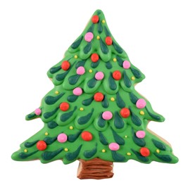 R&M Christmas Tree Cookie Cutter 3.5" - Stainless Steel - Gift Tag Carded