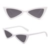 boqopod Clout Triangle Sunglasses Goggles Vintage Cateye Mod Style Retro