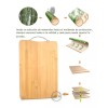 Lagom Tabla Picar Cortar Alimentos Carnes Lagom 24x34cm De Bambú