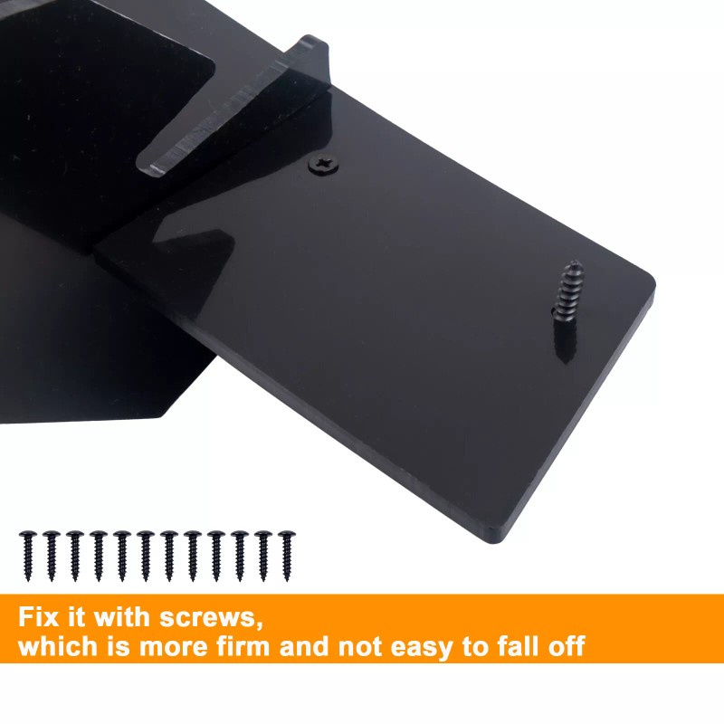 Joyoto For Ford Mustang 2018-2021 Glossy Black Rear Diffuser +