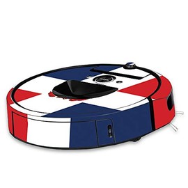 MightySkins Skin Compatible with iRobot Roomba i7 Robot Vacuum - Dominican Flag | Protective, Durable, and Unique Vinyl Decal wrap Cover | Easy to Apply, Remove, and Change Styles | Made in The USA