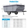 Pop up Camper Cover 8'-10' Tent Trailer Cover 7 Layers