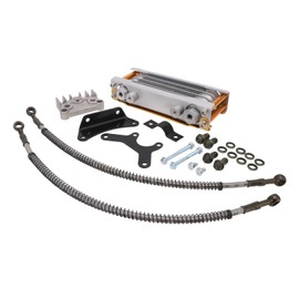 Motorrad-Ölkühler, Kühler, Motor-Kit, universell für CRF XR KLX 50 70 90 110 125 140cc SSR Taotao Coolster Kayo Apollo Dirt Pit Bike ATV, Gold