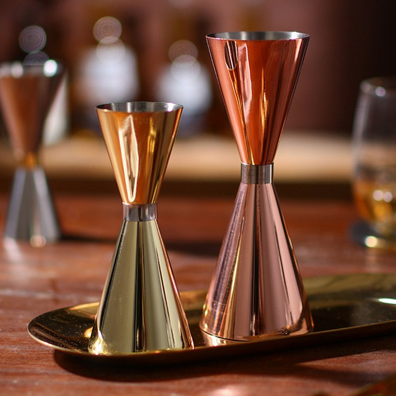 Cocktail Jigger Double Ended 304 Stainless Steel Bar Measuring Cup
