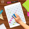 SCRIBBLEDO Dry Erase Number Chart 9”x12” White Board Teacher Student