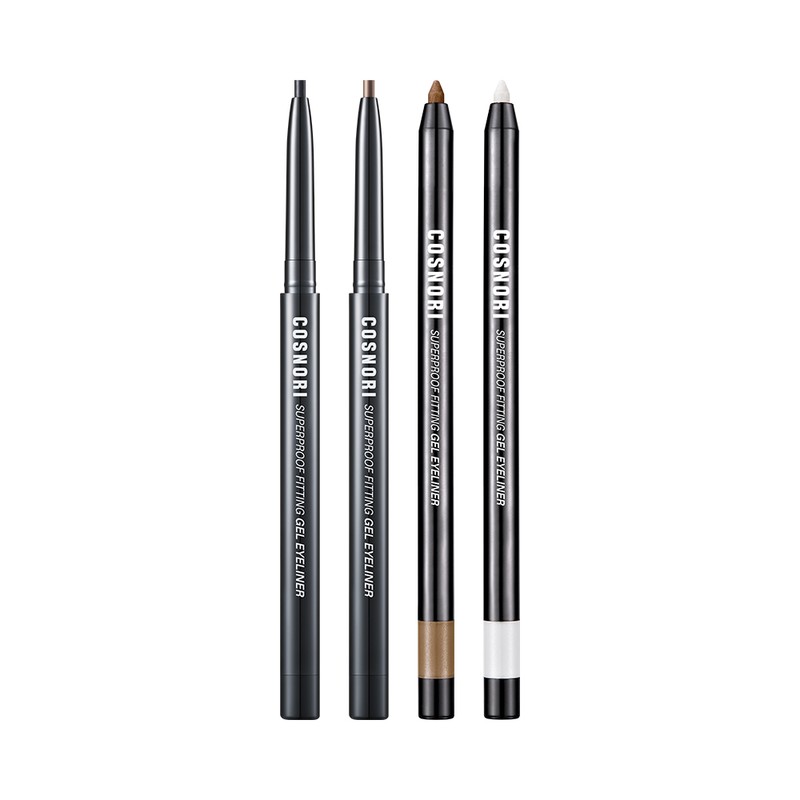 COSNORI Superproof Fitting Vegan Gel Eyeliner Pencil 1 + 1