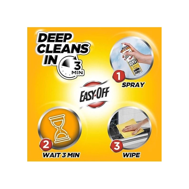 N/A Easy Off Heavy Duty Oven Cleaner, Cuts Grease &