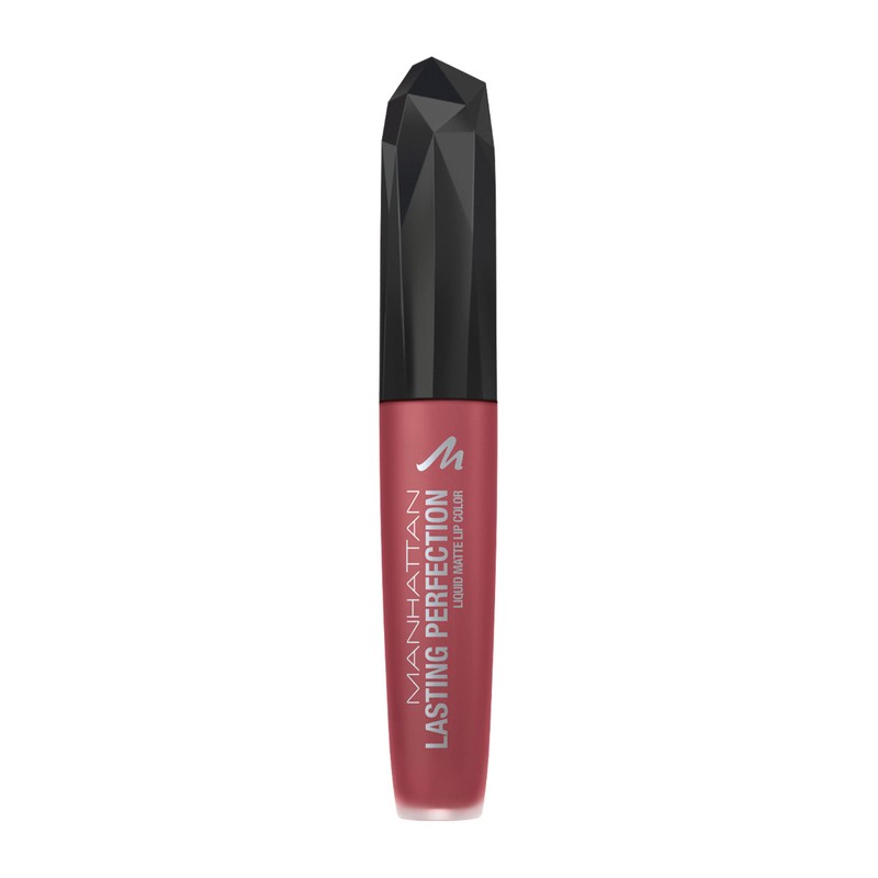 Manhattan Lasting Perfection Liquid Matte Lip Colour, Colour 300 Rosefeller