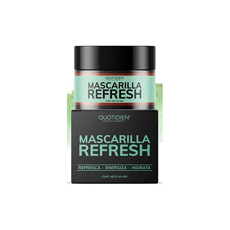 Mascarilla Facial Refrescante e Hidratante- Arcillas Puras (Kaolíin y Bentonita)