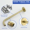 SWHYGER Stainless Steel Shower Head Extension Arm Wall Mounted Rainfall
