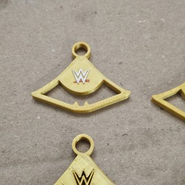 Mattel WWE Mattel Elite Single/Double  Championship Title Belt Holder Gold Set LOT of 4