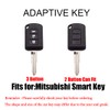 HIBEYO Funda para llave de Mitsubishi Eclipse Cross Outlander Sport
