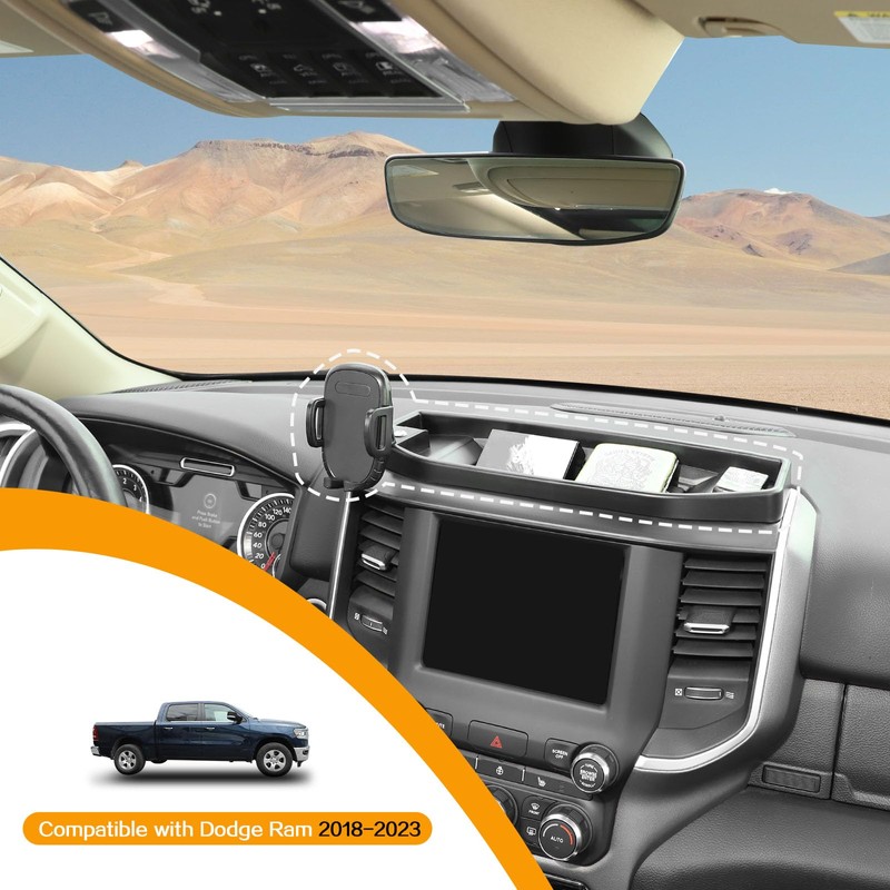 Hoolcar for Ram Dash Phone Holder Dashboard Cellphone Phone Mount