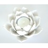 Ceramic Lotus Petals Style Flower Candle Holder Tea Lights Holder