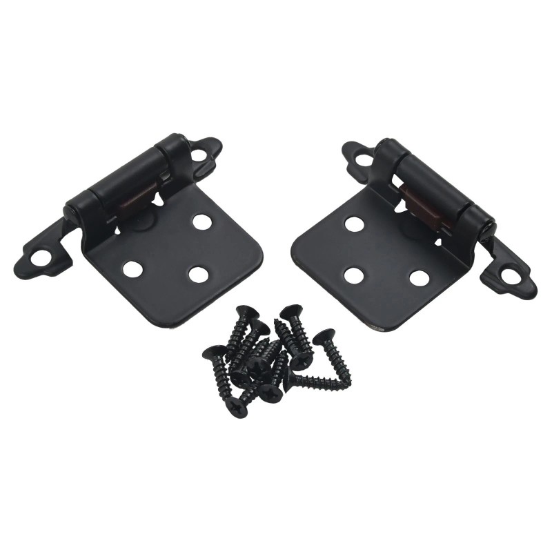 AOMINOHOMA 20x 1/2" Cabinet Hinges Overlay Self Closing Semi Partial