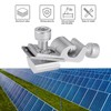 Pack of 4 Earth Clamp PV Module Aluminium Solar Panel
