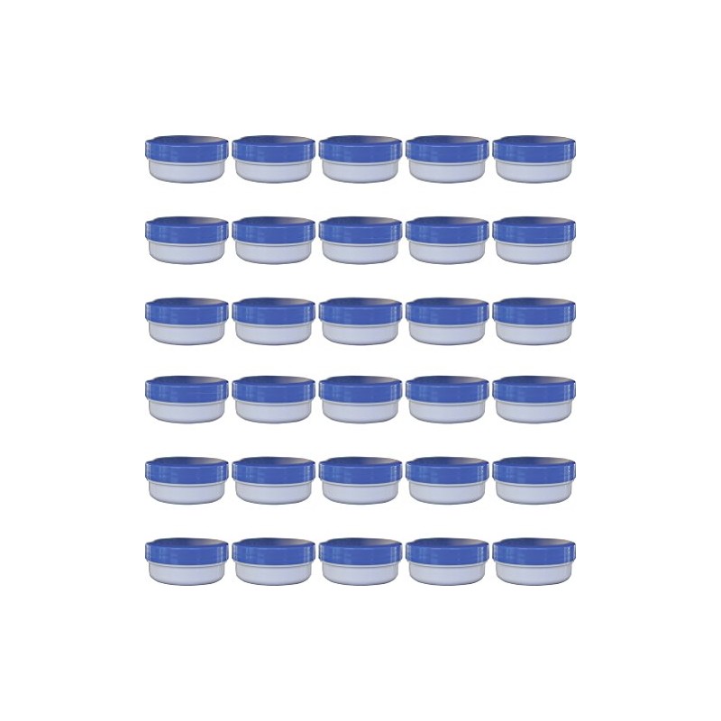 30 ointment containers, cream containers, flat ointment jar, 12 ml