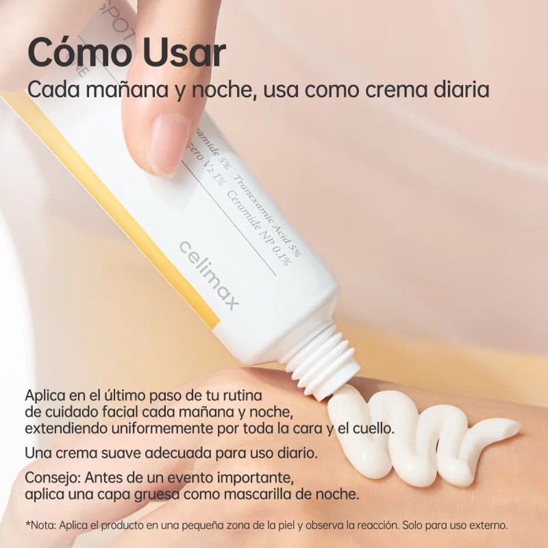 Celimax Pore Dark Spot Cream Niacinamide Iluminador 35ml