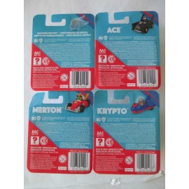 Fisher-Price League of Super Pets lot of 4 die cast cars Fisher Price Krypto x2 Ace Merton