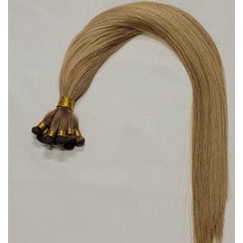 Hair Faux You 20″ Rooted Hand-Tied Weft Hair, 100 grams,100% Human Remy Ombre Hair Extensions #T6-8/20