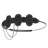BABEYOND 1920s Flapper Headband Crystal Great Headpiece Roaring 20s Flapper