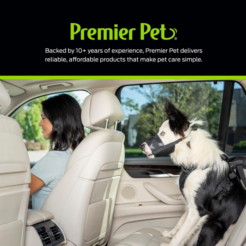 Premier Pet Dog Muzzle - Safely Reduces Biting & Barking