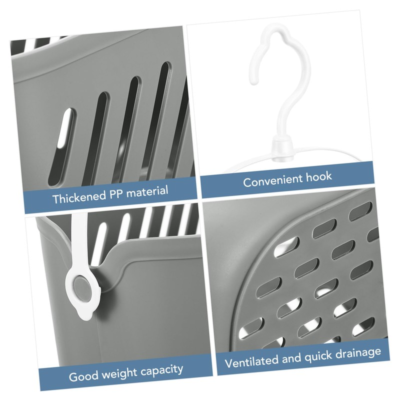 Angoily Hanging Shower Caddy Plastic Hanging Shower Caddy Basket Portable