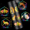 Holographic Christmas Transparent Animal Colorful Stickers(200 pcs)