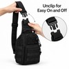 Tactical Sling Bag for Hands-Free Carry – Multiple Zippered Compartments