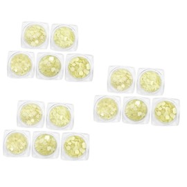 Ipetboom 3 Sets 5 Gel Nail Sticker Moon Marble Stickers DIY Nail Gems for Home Beauty