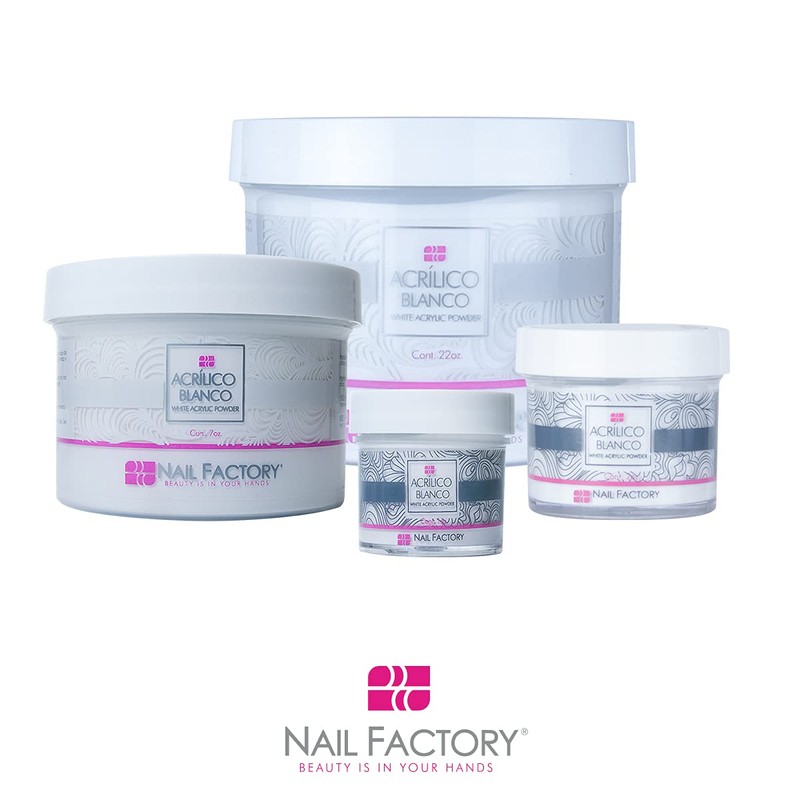 NAIL FACTORY - ACRILICO EN POLVO Para Construcción Extensión de