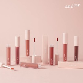 and:ar Matte Lip Color (CORAL) Tint Lip Lipstick (Matte Color/Never Fall) Makeup, Cosmetics, Makeup
