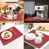 JuSiyley Coffee Mat for Countertops,Coffee Bar Accessories Fit Under Coffee