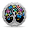 8 Month Sobriety Coin Gifts | Tree and Black Butterfly