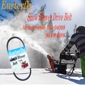 754-04088 for MTD Craftsman Troy-Bilt 2006 and Newer 954-04088 265-528 Snow Blower Drive Belt (1/2" X 33")