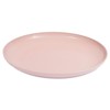 Wheat Straw Plates, Unbreakable Dinner Plate (Pink, 8 In, 6