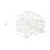 Geesatis 100 Pcs Transparent Acrylic PC Plastic Screw with Nut