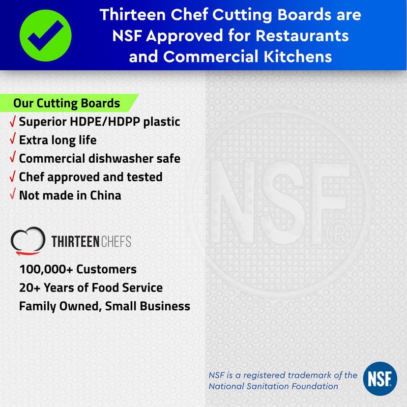 Commercial Grade Red Cutting Board - 24 x 18 Extra