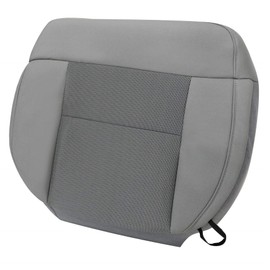 AOUTTUOA Front Driver Side Bottom Lower Cloth Perforated Seat Cover Gray #E Left Compatible with Ford Ford F150 XLT F150 STX F150 FX4 2004 2005 2006 2007 2008