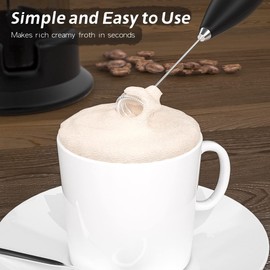 Double whisk Milk Frother Handheld electric mixer, Egg Beater, Foam Maker for Coffee, Latte, and Cappuccino, matcha whisk Drink Mixer, kitchen gadgets, with stand. BENTRONIC (silver)