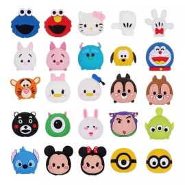 KFMX Protector De Cables Diferentes Personajes Cable Bite