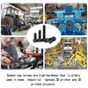 10 Pcs M6-1 x 60mm Hex Socket Head Cap Screws,