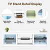 Vaczon TV Stand for 75" TVs, 66" LED Entertainment Center