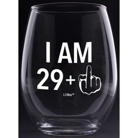1993 30th Birthday Gifts Wine Glass Men Women | Birthday Gift for Man Woman turning 30 | Funny 30 th Party Supplies Decorations Ideas | Thirty Year Old Bday | 30 Years Gag Middle Finger Presents