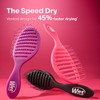 Wet Brush Speed Dry Hair Brush, Black, Vented Design &