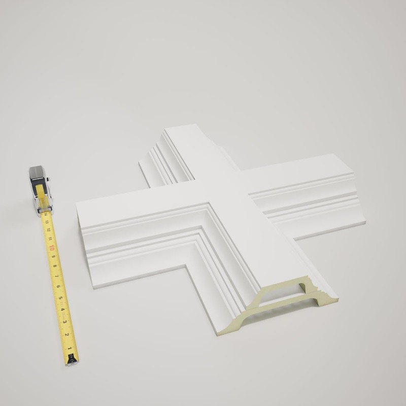 Ekena Millwork CC08ICI04X20X20DE Inner Cross Intersection for 8" Deluxe Coffered