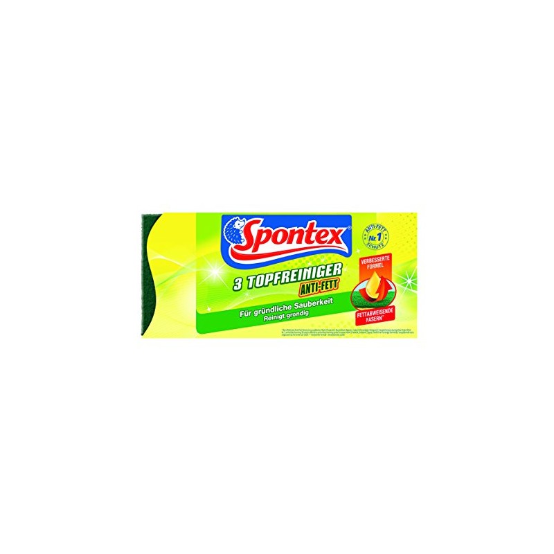 Spontex Topfreiniger, Grün, Einzhel, 3