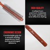 The Shave Factory Static Free Round Wooden Styling Brushes -